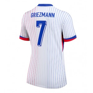 Fotbalové Dres Francie Antoine Griezmann #7 Dámské Venkovní Oblečení ME 2024 Krátký Rukáv